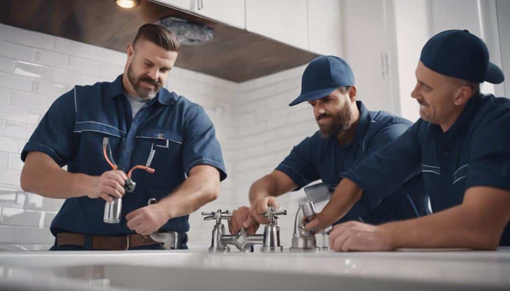 skilled licensed plumbing professionals
